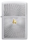 Zippo AE181401 205 Zippo Spiral Satin Chrome Windproof Lighter
