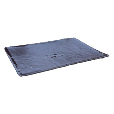 Brown Melamine Rectangular Plate 21X30CM