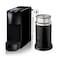 Nespresso C30 Essenza Mini Coffee Machine, C30-BU-BK (0.6 L) + Aeroccino 3 Milk Frother, 3694-GB-BK Bundle