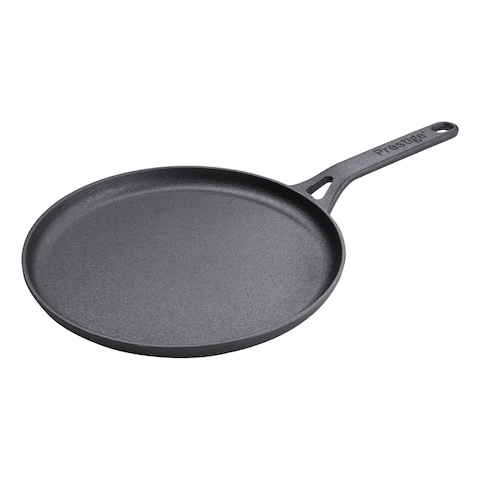 Prestige Cast Iron Flat Tawa 24cm