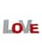 Love Sign Decor   Self-Standing Love Sign  Tabletop Sign   3D Printed Love Sign