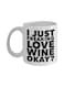 muGGyz Sometimes Fishing Is The Only Thing That Makes Sense Printed Coffee Mug White/Blue/Black 325ml
