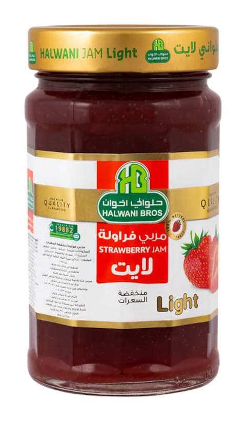 حلواني اخوان مربى فراولة لايت - 380 جرام