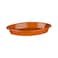 Regas Oval Clay Dish Brown 41x26cm