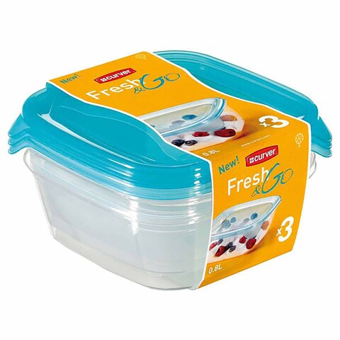 Fresh and Go Food Saver - 3 Pieces - 0.8 Liter