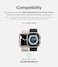 Ringke - Apple Watch 49mm / 45mm / 44mm / 42mm   Rubber One Bold Band   Danger Blue