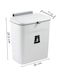Hanging Trash Can with Lid 2.4 Gallon for Counter Top or Under Sink for Bathroom Bedroom Office Living Room and Kitchen