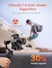 Hohem iSteady MT2 Kit Gimbal Stabilizer For Camera, AI Tracker With Fill Light 3-Axis Gimbal For Mirrorless, Pocket Camera, Action Camera, Smartphone, Stabilizer For DSLR Camera Canon, Nikon, Sony