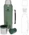 Stanley Classic Legendary Bottle 1L / 1.1Qt Hammertone Green &ndash; Bpa Free Stainless Steel Thermos, Keeps Cold Or Hot For 24 Hours, Leakproof Lid Doubles As Cup, Dishwasher Safe