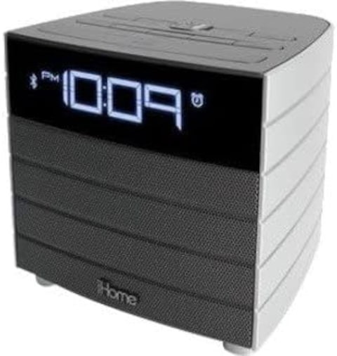 iHome NFC Bluetooth Wireless FM Clock Radio with USB Charging