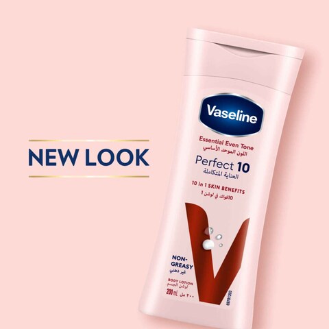 Vaseline Essential Even Tone Body Lotion Perfect 10 200ml