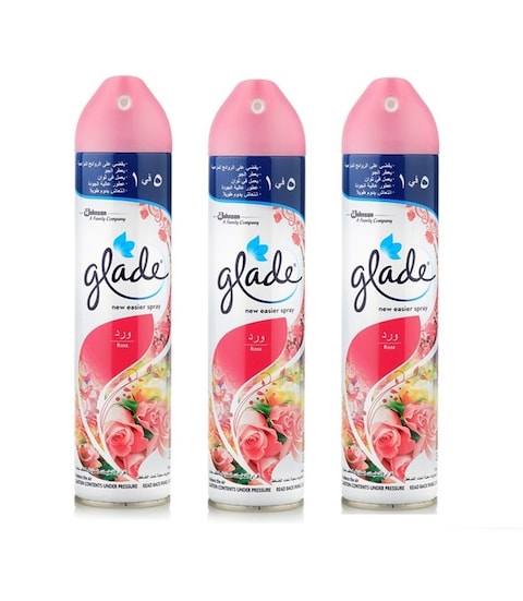 Buy Glade Aerosol 2 Rose 1 Glade Aerosol Peony 300mlx3 in Kuwait