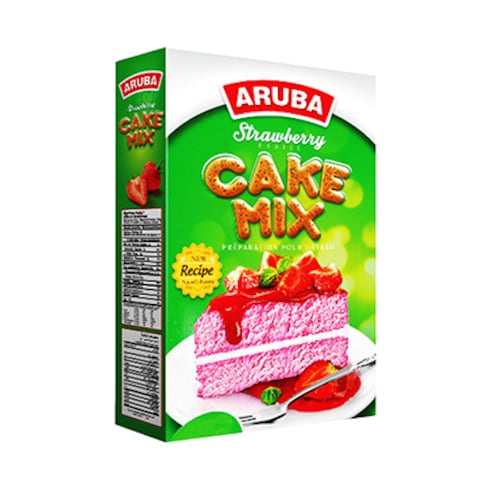 Aruba Strawberry Cake Mix 500GR