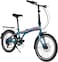 Vego Fold Folding Bike 6 Speed 20 Inch, Blue