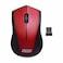 زيرو ZR-1200 ماوس لاسلكي لأجهزة الكمبيوتر واللاب توب - أحمر
