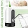 LIHAN Water Dispenser for 5 Gallon Water Bottle, Water Bottle Pump with USB Charging Electric Automatic for Home Office Indoor and Outdoor Drinking Mini Water Pump White