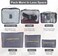 6pcs/set Lightweight Travel Bags Men and Women Cubes Gray