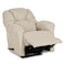 American Polo Linen Rocking Recliner Chair - Light Beige - American Polo