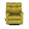 In House Velvet Rocking &amp; Rotating Recliner Chair - Gold - AB011