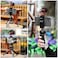 Generic-Smartphone Video Kit 3 Including Mini Desktop Tripod + Metal Phone Holder with Cold Shoe Mount + Video Microphone for Smartphone Vlogging Live Streaming Filming Interview