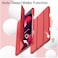 TRON Case For iPad Air 5/4 (2022/2020 5th/4th Generation 10.9-Inch) with Pencil Holder, Support 2nd Pencil Charging, Slim Tablet Cover with Soft TPU Back, Auto Wake/Sleep (Red)