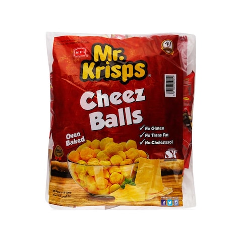 NFI Mr. Krisps Cheez Balls 15g Pack of 25