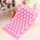 55 Hole Heart Shape Love Candy Silicone Decorating Mold Ice Cube Tray Silicone Chocolate Sugar Paste Tool Cookie Muffin Baking Pan, Pink