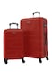 2-Pieces Hardside Travel Trolley Luggage Set Red 20/28 New