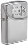 Zippo Classic Lighter 29674 167 Zipper Design 360&deg; Multicut Engraving | Windproof | Genuine | High Polish Chrome -Silver