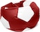 Luxe Decora Football Style Bean Bag With Filling (L, Red &amp; White)