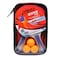 Rack Pro Table Tennis Racket And Ball With Storage Bag Set(6-Piece)