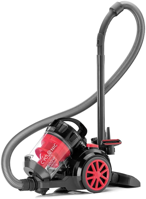 Black &amp; Decker 1600W Bagless Cyclonic Canister Vacuum Cleaner VM1680-B5, Multi-Colour