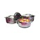 Dessini National Stainless Steel Hotpot Silver Pack of 3