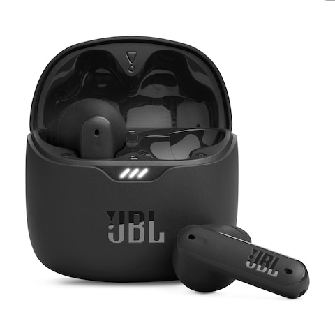 JBL Tune Flex True Wireless Noise Cancelling Earbuds with Pure Bass and ANC + Smart Ambient Black