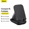 Baseus Seashell Series Folding Phone Stand Cluster Black Cell Phone Stand Adjustable Desktop Holder for 14 13 Pro Xs Xs Max Xr X 8 Tablets 7-10 black