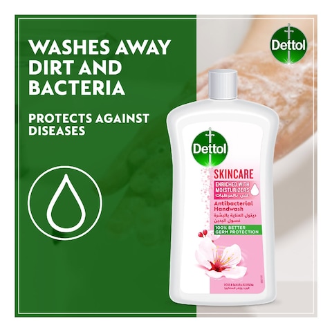 Dettol Skincare Anti-Bacterial Liquid Handwash Pink 1L