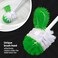 Kress Kleen Toilet Brush Set With Rim Cleaner - Warden (Green)