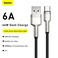 Baseus USB To Type C 66W 2M Fast Charging Data Cable For Huawei/Honor/Xiaomi/Samsung/iPad And All Android Devices Black