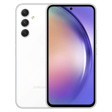 سامسونغ غالاكسي A54 ثنائي الشريحة، 8 غيغابايت رام، 256 غيغابايت، أبيض رائع