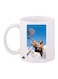 Up Printed Mug White/Blue/Black Standard Size