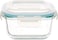 Neoflam Cloc Glass Food Storage Container With Lid, Airtight Borosilicate Oven Safe BPA Free Containers (0.32 Litre)