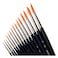 Marie 000-12R Nylon Water Color Brush Set 15 Pieces