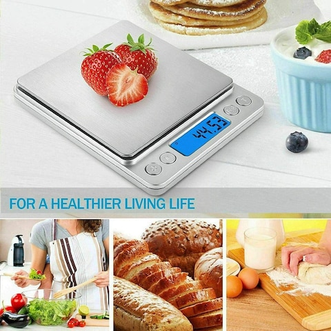 Kitchen Scales Digital, Stainless Steel Panel 0.01 G-1000g