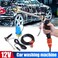 Portable High Pressure Electric Car Washer 12V 80W Self Primming Motor