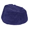 In House Kempes Fur Bean Bag Chair - Medium - Dark Purple
