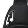 Poso Waterproof, Sling Shoulder Strap Bag With USB Port - Black