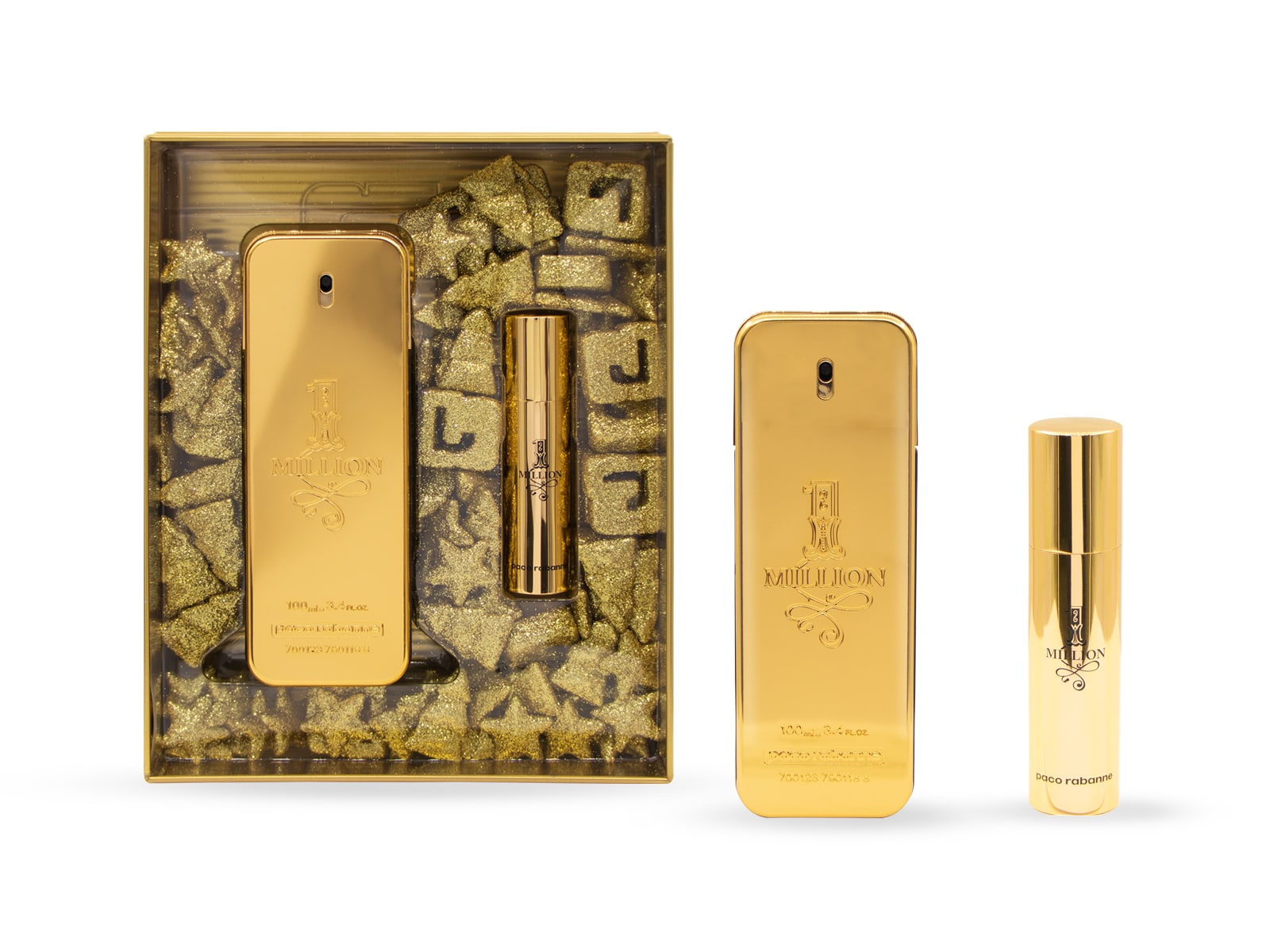 Buy Paco Rabanne 1 Million For Men Eau De Toilette 100ML Set Online ...