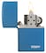 Zippo 20446ZL Classic High Polish Blue Zippo Logo Windproof Lighter