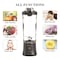 Home Pro Blendpro Max 6 Blades Portable Blender Black 600ml