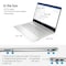 HP 15-DY2091WM Laptop 15.6 HD, Intel Core i3-1115G4, 8GB RAM, 256GB SSD, Intel UHD Graphics, Windows 10 S Home, Natural Silver